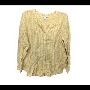 Sundance 100% Linen Shirt Button Long Sleeve PM MP #8200